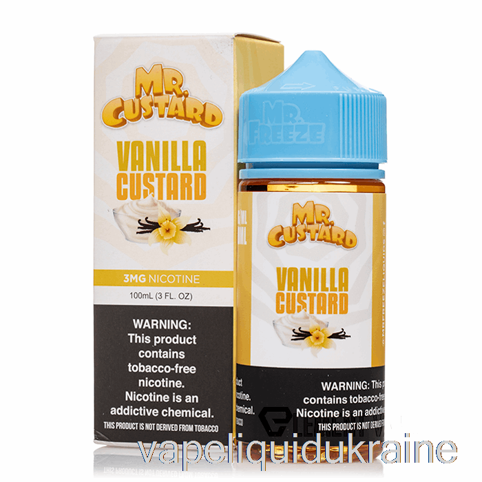 Vape Ukraine Vanilla Custard - Mr Custard - 100mL 0mg
